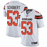 Nike Men & Women & Youth Browns 53 Joe Schobert White NFL Vapor Untouchable Limited Jersey,baseball caps,new era cap wholesale,wholesale hats